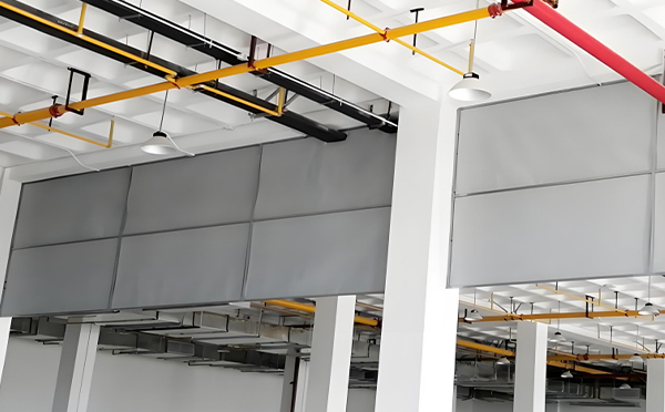 商场防烟分区常闭节点:横山挡烟垂壁高度与控制器接线图解 商场防烟分区常闭节点:横山挡烟垂壁高度与控制器接线图解